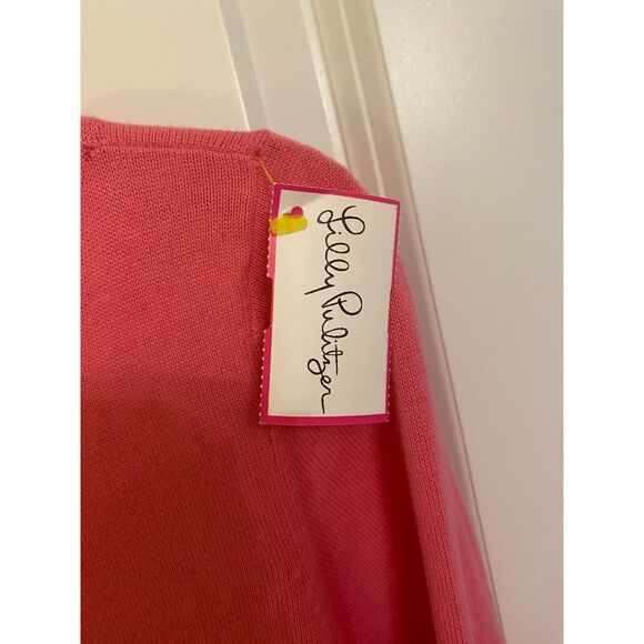 Lilly Pulitzer Pink Sweater Size Med. - Picture 4 of 5